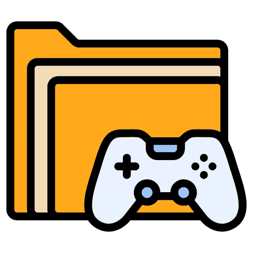 Large game library on bd77 with multiple categories